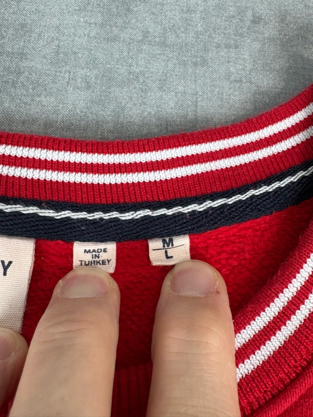 Superdry Sweatshirt Mens XL Red Graphic Crewneck Logo Pullover - Picture 5 of 13